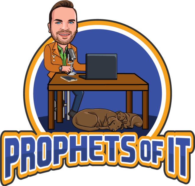 Jim Punzenberger creator of Prophets of IT podcast logo